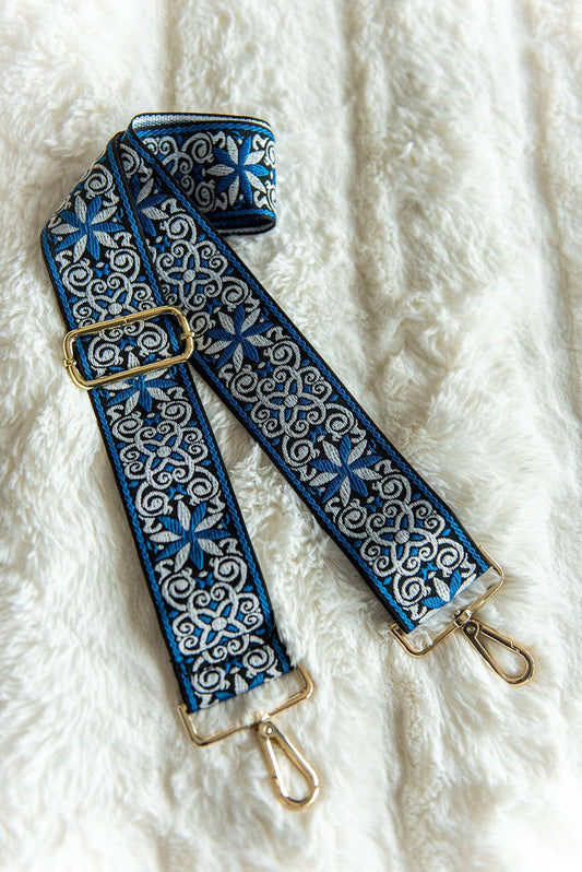 Crossbody Guitar Strap - Gypsy Blues