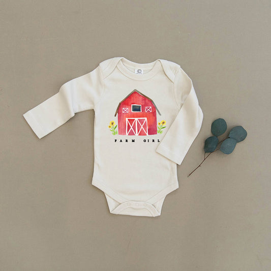 Farm Girl Organic Onesie