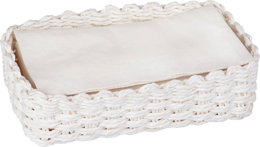 Woven White Paper Guest Caddy