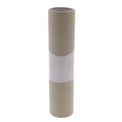 Shore Ceramic Cylinder Vase - Lrg - Natural | White