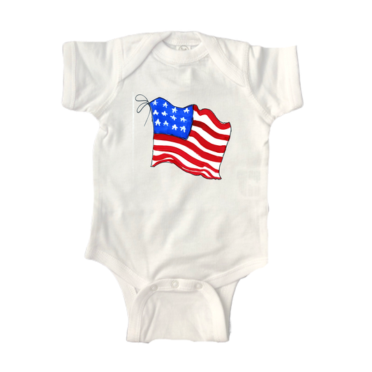 Cotton Short Sleeve 2762 US Flag