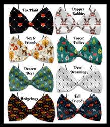 Forest Friends Collection Pet Bow Ties