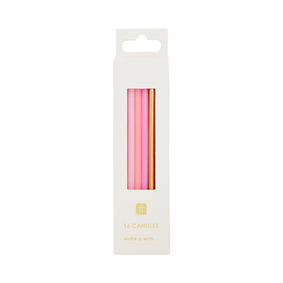 Rose Birthday Candles - 16 pack