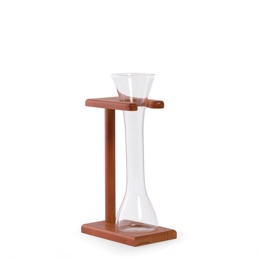 Ale Glass with Wooden Stand, 12oz.