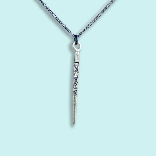 Silver Spike Necklace