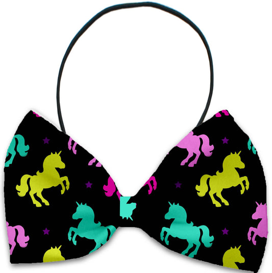 Confetti Unicorns Pet Bow Tie