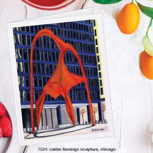 Calder Flamingo Sculpture, Chicago (Blank, Chicago)