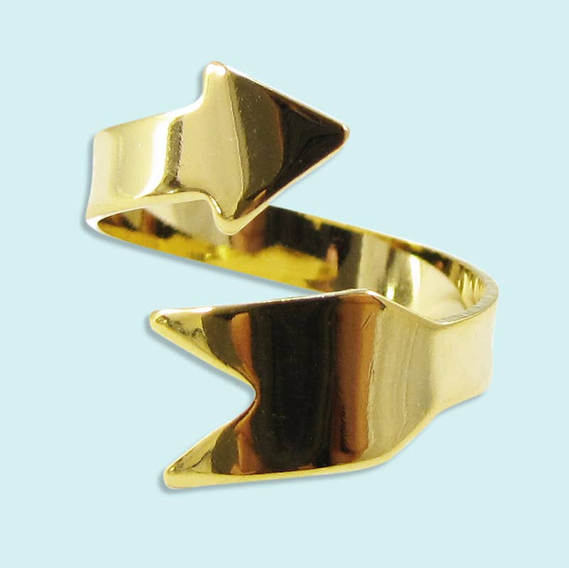 Gold Arrow Ring