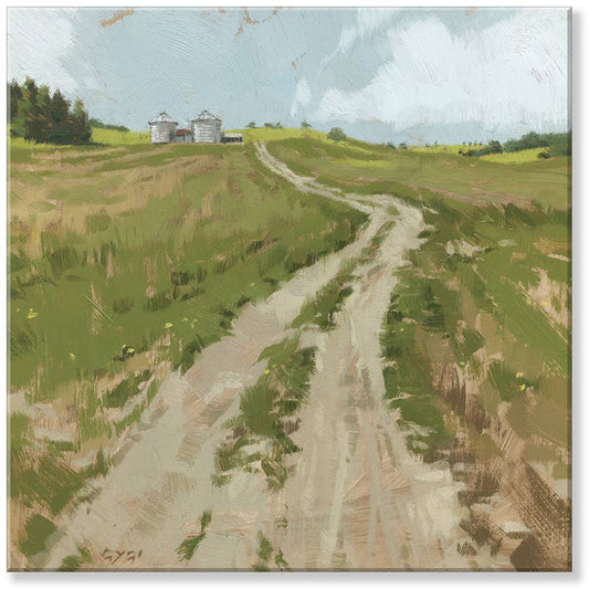 Country Road With Frame