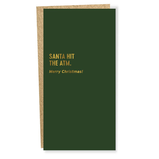 Cash Card- Santa Hit the ATM