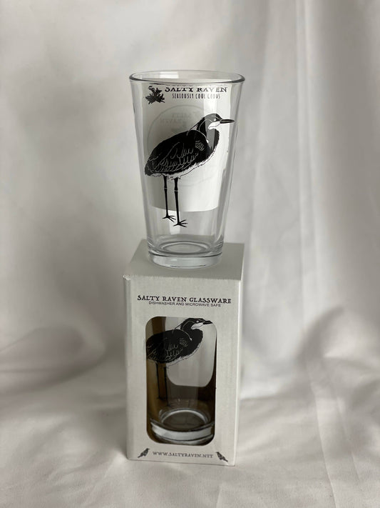 Blue Heron Pint Glass - Single Boxed